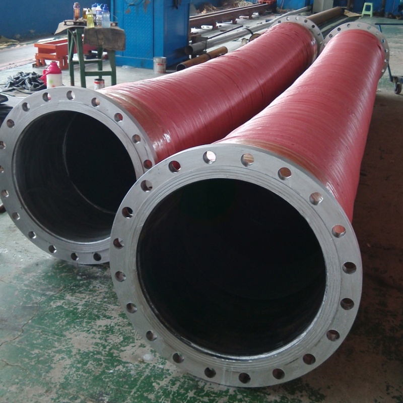 大口径耐磨胶管尾矿输送案例 高效适配矿山固废大流量输送需求